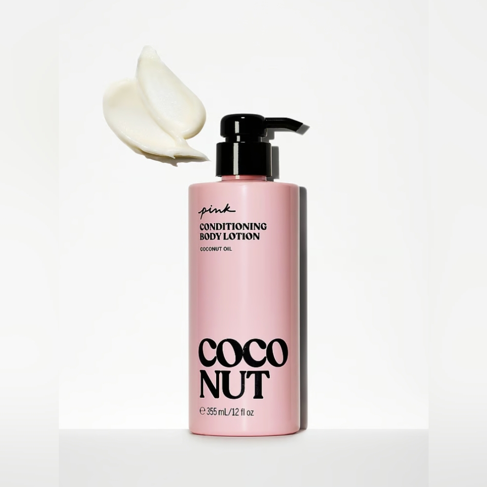 Victoria's Secret Pink Coconut Oil Conditioning Body Lotion 12oz Full Size